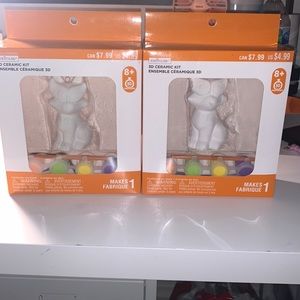 Brand new 3D ceramic kit 2 pieces